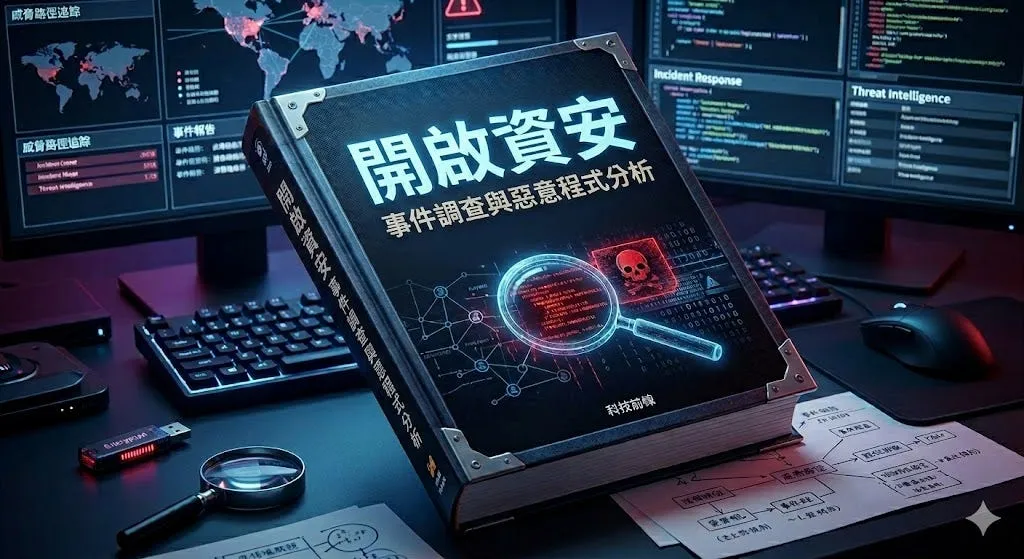 惡意程式分析情境圖（AI 生成）