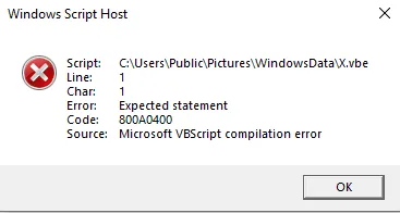 X.vbe behavior at runtime